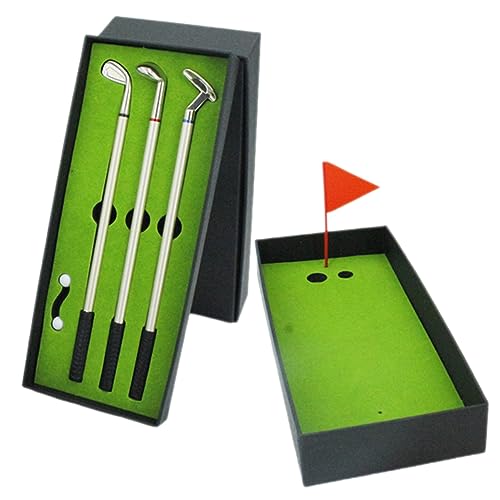 TEHAUX 1 Satz Golfstift Strümpfe Golf Kugelschreiber Golfzubehör Desktop-golfspielzeug Golfschläger-kit Requisiten Für Tischgolfspiele Golfgeschenk Golfkugelschreiber Zinklegierung TEHAUX 1 Satz Golfstift Strümpfe Golf Kugelschreiber Golfzubehör Desktop-golfspielzeug Golfschläger-kit Requisiten Für Tischgolfspiele Golfgeschenk Golfkugelschreiber Zinklegierung von TEHAUX