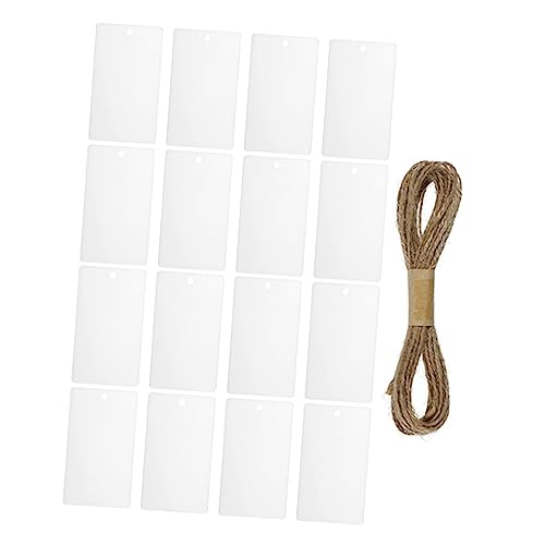 TEHAUX 1 Satz Hängeetiketten Aus Acryl Für Körbe Etiketten Für Aufbewahrungsboxen Etiketten Für Lagerbehälter Hängend Stichworte Korb-tags Schild Schlüssel Weiß 16 Stück TEHAUX 1 Satz Hängeetiketten Aus Acryl Für Körbe Etiketten Für Aufbewahrungsboxen Etiketten Für Lagerbehälter Hängend Stichworte Korb-tags Schild Schlüssel Weiß 16 Stück von TEHAUX