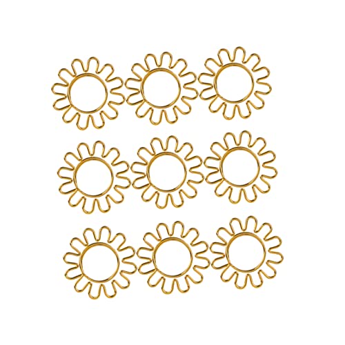TEHAUX 1 Satz Halter Für Büroklammern Schreibtisch Goldene Büroklammern Süße Büroklammern Studenten Büroklammern Büroklammern-set Büroklammern Set Papierstift Für Papier 8 Stück von TEHAUX