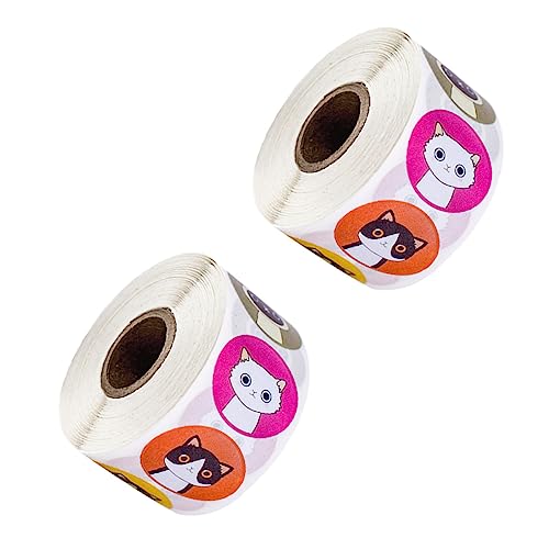 TEHAUX 1 Satz Kätzchen Aufkleber Katzenetikett Mit Hallo Katzenmarken-aufkleber Etiketten Katzenaufkleber Katze Aufkleber Schild - -aufkleber Kupferplattenaufkleber 2rollen TEHAUX 1 Satz Kätzchen Aufkleber Katzenetikett Mit Hallo Katzenmarken-aufkleber Etiketten Katzenaufkleber Katze Aufkleber Schild - -aufkleber Kupferplattenaufkleber 2rollen von TEHAUX