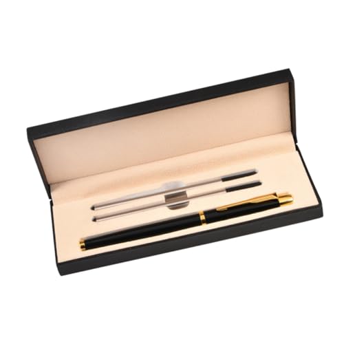 TEHAUX 1 Satz Kugelschreiber-set Schwarzer Stift Büro Stift Konferenzzeichenstift Stift Aus Metall Als Feststifte Geschenkt Business-events-stift- Black Rostfreier Stahl TEHAUX 1 Satz Kugelschreiber-set Schwarzer Stift Büro Stift Konferenzzeichenstift Stift Aus Metall Als Feststifte Geschenkt Business-events-stift- Black Rostfreier Stahl von TEHAUX