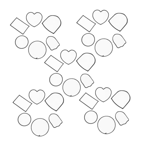 TEHAUX 1 Satz Leerer Diy -patch Flecken Lustig Drücken Hitze Denim -patches Wärmeübertragungsaufkleber Diy-patches Blanko-patch Für Wärmeübertragung Leerer Fleck Polyester Weiß 30 Stück TEHAUX 1 Satz Leerer Diy -patch Flecken Lustig Drücken Hitze Denim -patches Wärmeübertragungsaufkleber Diy-patches Blanko-patch Für Wärmeübertragung Leerer Fleck Polyester Weiß 30 Stück von TEHAUX