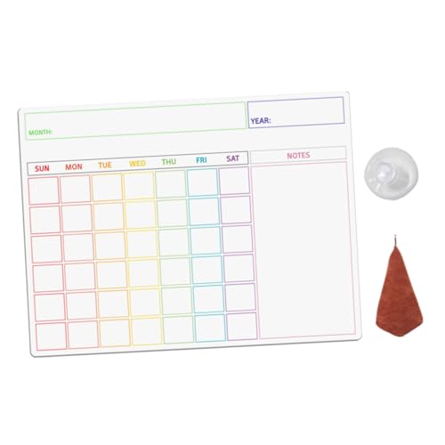 TEHAUX 1 Satz Magnettafel Kühlschrankmagnete Board für Kühlschrank notizblock mit magnet dry erase board kleine trocken abwischbare Tafel Trockenlöschtafel für Kühlschrank magnetisch PVC TEHAUX 1 Satz Magnettafel Kühlschrankmagnete Board für Kühlschrank notizblock mit magnet dry erase board kleine trocken abwischbare Tafel Trockenlöschtafel für Kühlschrank magnetisch PVC von TEHAUX