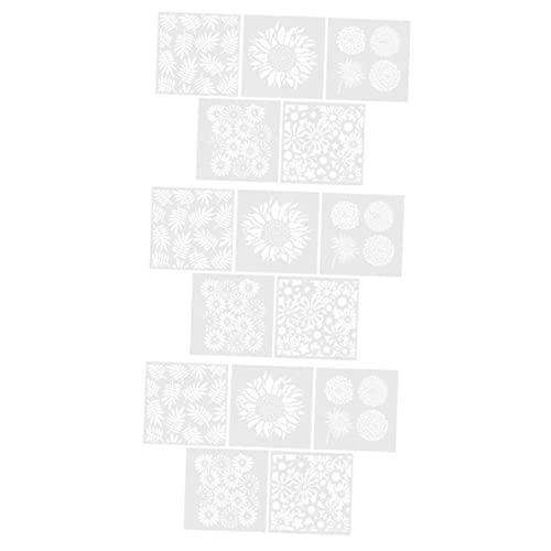 TEHAUX 1 Satz Malvorlage Für Sonnenblumenausschnitte Schablonen Zum Malen Sonnenblumenschablonen Sammelalbum Sonnenblumen Sonnenblume-schablone Diy-vorlagen Das Haustier Weiß 15 Stück TEHAUX 1 Satz Malvorlage Für Sonnenblumenausschnitte Schablonen Zum Malen Sonnenblumenschablonen Sammelalbum Sonnenblumen Sonnenblume-schablone Diy-vorlagen Das Haustier Weiß 15 Stück von TEHAUX