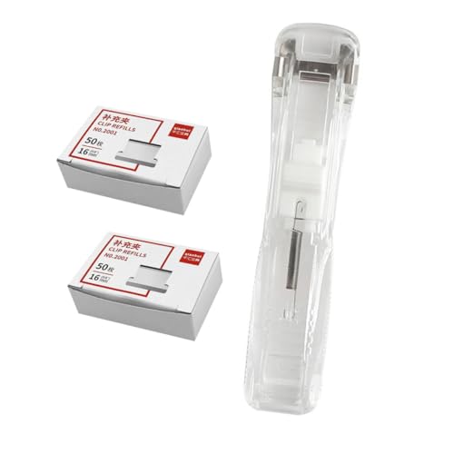 TEHAUX 1 Satz Nicht markierender Hefter clipboard büroorganisation Büroklammerhalterung sichtmappen Heimbüro Hefter für Schreibtisch Heavy Duty Bürowefter Papierhefter Plastik Transparent TEHAUX 1 Satz Nicht markierender Hefter clipboard büroorganisation Büroklammerhalterung sichtmappen Heimbüro Hefter für Schreibtisch Heavy Duty Bürowefter Papierhefter Plastik Transparent von TEHAUX