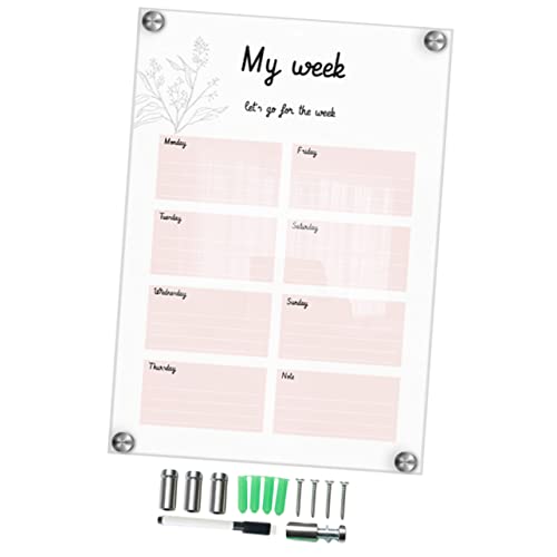 TEHAUX 1 Satz Notiztafel write board büroartikel erasable pens office zubehör bürozubehör klein hochzeitsdeko dekoration Home Message Board löschbare Notizblöcke für den Haushalt Acryl TEHAUX 1 Satz Notiztafel write board büroartikel erasable pens office zubehör bürozubehör klein hochzeitsdeko dekoration Home Message Board löschbare Notizblöcke für den Haushalt Acryl von TEHAUX