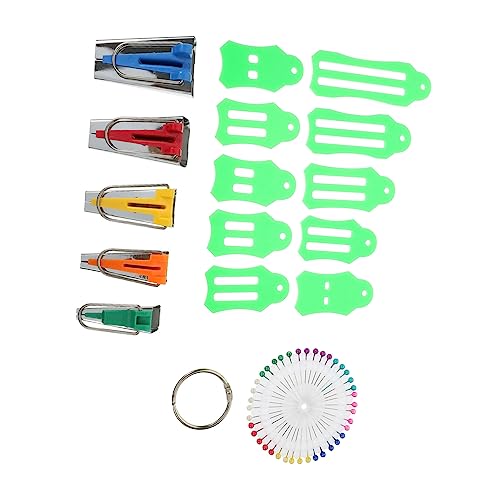TEHAUX 1 Satz Patchwork-wickel Gerät Schrägband-hersteller-kit Werkzeug Geformt Voreingenommenheit Nähset Nähen Stoff Quilten Säumen Nähzubehör Kanten Schrott Bindung Naht Plastik von TEHAUX