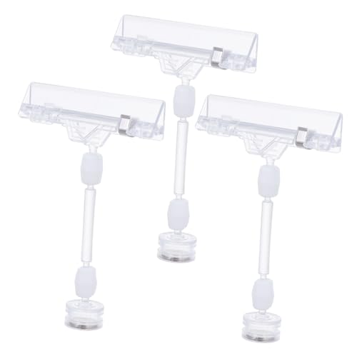TEHAUX 1 Satz Preisschilder Im Supermarkt Werbe-tag-clip Supermarkt-tag-clip Clipperständer Menükartenhalter Anzeige Etikett Preisschild-clips Markenclip Neues Material 3 Stück TEHAUX 1 Satz Preisschilder Im Supermarkt Werbe-tag-clip Supermarkt-tag-clip Clipperständer Menükartenhalter Anzeige Etikett Preisschild-clips Markenclip Neues Material 3 Stück von TEHAUX
