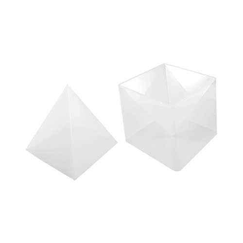 TEHAUX 1 Satz Pyramid Silicone Moulds Gießform für DIY Dekorationen Langlebig Einfach zu Entformen für Epoxidharz Projekte für Kreative Bastelarbeiten von TEHAUX