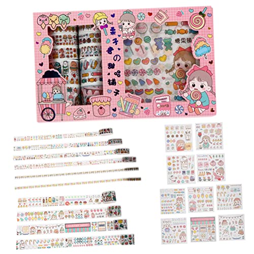 TEHAUX 1 Satz Scrapbook-Aufkleberband bastelset basteln für scrapbooking aufkleber DIY-Aufkleber crafts for Weiß dekorativ tagebuch klebeband Briefpapier Aufkleber TEHAUX 1 Satz Scrapbook-Aufkleberband bastelset basteln für scrapbooking aufkleber DIY-Aufkleber crafts for Weiß dekorativ tagebuch klebeband Briefpapier Aufkleber von TEHAUX