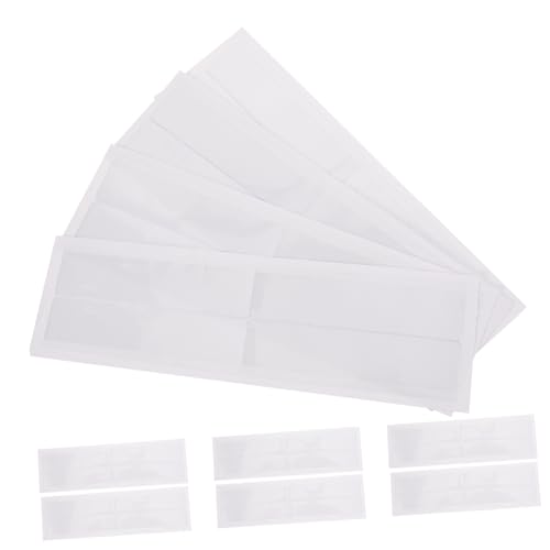 TEHAUX 1 Satz Selbstklebende Etikettenhalter PVC Transparente Taschen mit Karten Organisieren von Preisschildern Notizen und von TEHAUX