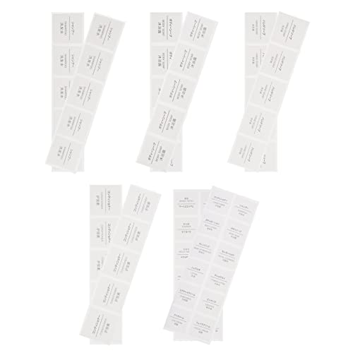 TEHAUX 1 Satz Spendeflaschenetikett Wasserfester Etikettenaufkleber Wasserfeste Thermoetiketten Ätherische Öletiketten Wasserfester Aufkleber Wasserdichte Etiketten Papier 50 Blatt TEHAUX 1 Satz Spendeflaschenetikett Wasserfester Etikettenaufkleber Wasserfeste Thermoetiketten Ätherische Öletiketten Wasserfester Aufkleber Wasserdichte Etiketten Papier 50 Blatt von TEHAUX