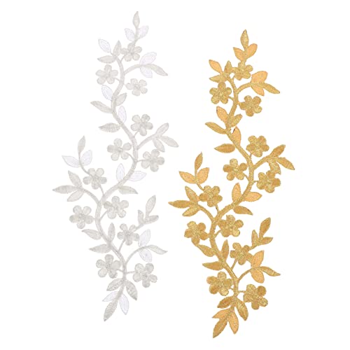 TEHAUX 1 Satz Weinrebe Dekorative Blumen Bestickt Aufnäher Für Kleidung Nähen Flecken Patch Aufnäher Nähen Gestickte Aufnäher Kleideraufnäher Stickgarn Polyester 2 Stück TEHAUX 1 Satz Weinrebe Dekorative Blumen Bestickt Aufnäher Für Kleidung Nähen Flecken Patch Aufnäher Nähen Gestickte Aufnäher Kleideraufnäher Stickgarn Polyester 2 Stück von TEHAUX