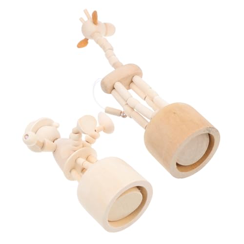 TEHAUX 1 Satz Weißer Embryo Holzfass Spielzeugdekor Kinderbasteln Kinderhöhle Bausatz Miniatur Totenköpfe DIY Für DIY Schmuck Aus Holz Für Kreativ Geformter Schmuck 6 Stück von TEHAUX