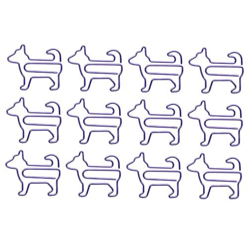 TEHAUX 1 Satz Welpenstift Tiere Für Schulzeitung Bunt Tierförmige Lesezeichenklammern Büroklammern Mit Tiermotiven Büroklammern in Hundeform Hunde-lesezeichen Metall 12 Stück TEHAUX 1 Satz Welpenstift Tiere Für Schulzeitung Bunt Tierförmige Lesezeichenklammern Büroklammern Mit Tiermotiven Büroklammern in Hundeform Hunde-lesezeichen Metall 12 Stück von TEHAUX