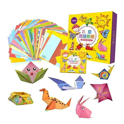 TEHAUX 1 Schachtel Quadratisches Papier Kreatives Origami Modezeitungen Papiere Falten von TEHAUX