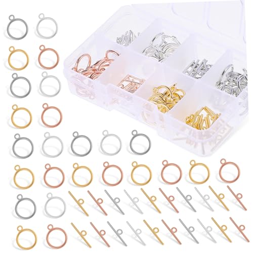 TEHAUX 1 Schachtel -Taste armbandverschluss verschluss für armbänder Ketten für die Schmuckherstellung Ringe Bausatz Knebelverschlüsse für die Schmuckherstellung Verschlüsse, Anschlüsse TEHAUX 1 Schachtel -Taste armbandverschluss verschluss für armbänder Ketten für die Schmuckherstellung Ringe Bausatz Knebelverschlüsse für die Schmuckherstellung Verschlüsse, Anschlüsse von TEHAUX