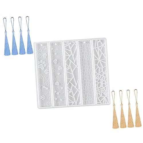 TEHAUX 1 Set Lesezeichenform UV Quaste Sofort Silikon Lesezeichen Lesezeichenform Lesezeichen Gussformen Buchmarker Herstellungswerkzeuge DIY Zubehör Lesezeichen Handwerksmacher TEHAUX 1 Set Lesezeichenform UV Quaste Sofort Silikon Lesezeichen Lesezeichenform Lesezeichen Gussformen Buchmarker Herstellungswerkzeuge DIY Zubehör Lesezeichen Handwerksmacher von TEHAUX