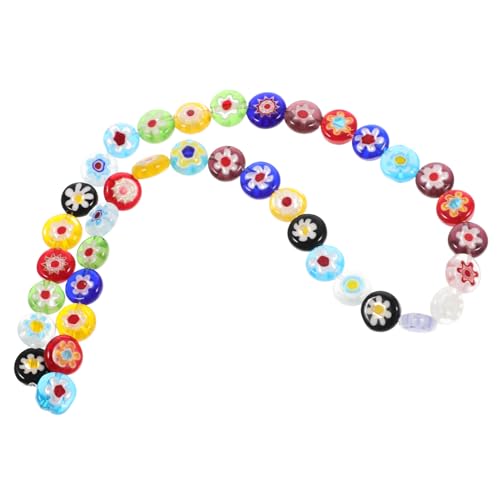 TEHAUX 1 Strang Lose Glasperlen Rocailles Perlen Charms Zur Schmuckherstellung Verschiedene Perlen Zur Schmuckherstellung Perlen Für Armbänder Bunte Charms Süße Perlen von TEHAUX