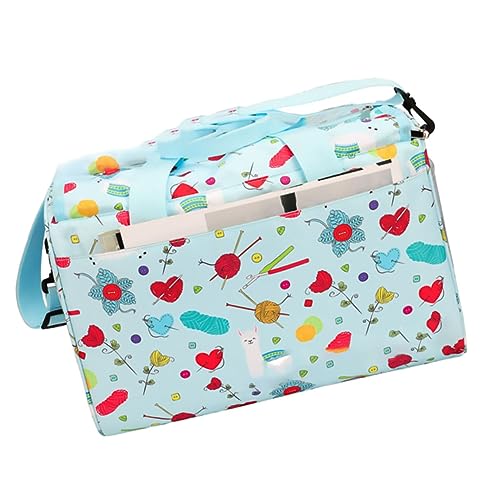 TEHAUX 1 Stück Aufbewahrungstasche aus Wolle Stich Basteln gehäkelte Tasche Einkaufstasche stricken Gewebte gewebesäcke knitting bag fleebag handtasche Haushaltsbeutel Stricktasche Blue TEHAUX 1 Stück Aufbewahrungstasche aus Wolle Stich Basteln gehäkelte Tasche Einkaufstasche stricken Gewebte gewebesäcke knitting bag fleebag handtasche Haushaltsbeutel Stricktasche Blue von TEHAUX