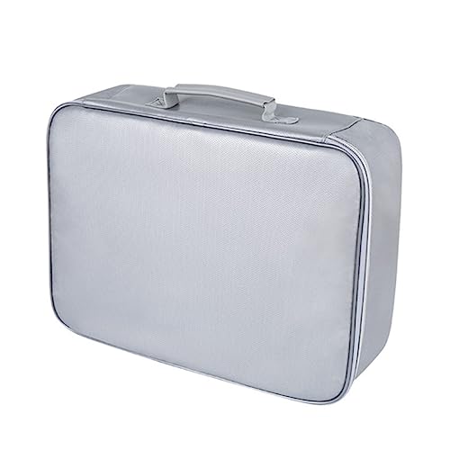 TEHAUX 1 Stück Feuer Aufbewahrungstasche feuerfest Lagerung Organisation schutzbox schutztasche Dokumententasche Aufbewahrungstasche für Dokumente Silikon-Glasfasertuch Silver von TEHAUX