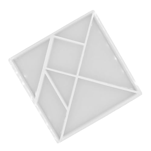 TEHAUX 1 Stück Kristall-epoxy-form Bausätze Geformt Geometrische Puzzleform Puzzle-gussform Aus Epoxidharz Machen Rätsel Silikonform Erwachsene Kreative Puzzleformen Epoxidform Kieselgel von TEHAUX