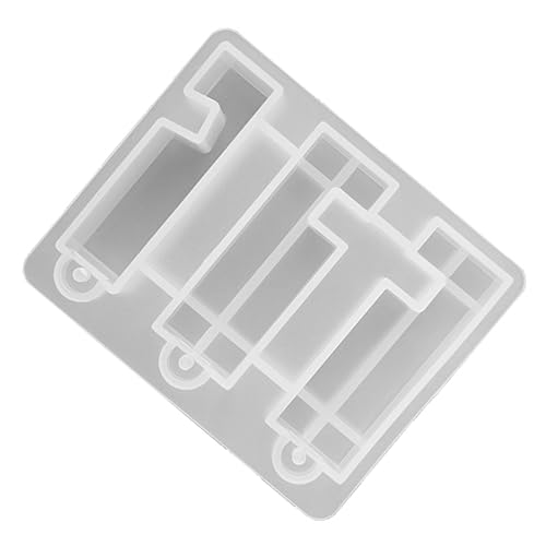TEHAUX 1 Stück Mobilfunkhalterschlüsselkettenform Stand Telefonhalter Handyhalterung Auto Form Aus Epoxidharz Silikonform Gießform Für Handyhalterungen Smartphone-rack-form Kieselgel Weiß von TEHAUX