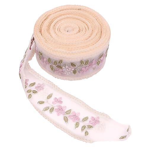 TEHAUX 1 Stück Yards DIY Bastelspitze Dekorative Stickerei Bordüre für Kleidung Spitzenborte für Bastelprojekte und Bekleidungsdekoration TEHAUX 1 Stück Yards DIY Bastelspitze Dekorative Stickerei Bordüre für Kleidung Spitzenborte für Bastelprojekte und Bekleidungsdekoration von TEHAUX