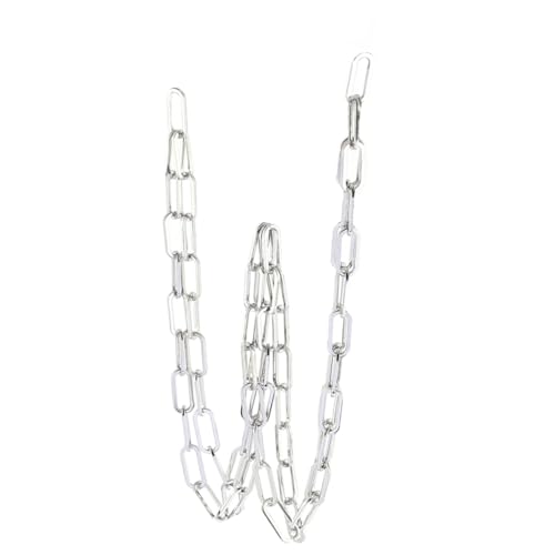 TEHAUX 1 Stück silberne Halskettenkette Rotguss Schmuck Schlüssel rostfrei edelstahlketten bag chain wimpelketten silberkette bastelzeug lange kette selber machen Taschenkette Silver TEHAUX 1 Stück silberne Halskettenkette Rotguss Schmuck Schlüssel rostfrei edelstahlketten bag chain wimpelketten silberkette bastelzeug lange kette selber machen Taschenkette Silver von TEHAUX
