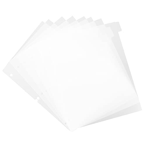 TEHAUX 1 Trennseite trennstreifen für ordner Ringbuch Tab Trenner Binder-Trennlaschen Thema Notizbuch lose Das Notizbuch Nachfüllpackungen für Notizblöcke durchsichtige Ordnertrenner TEHAUX 1 Trennseite trennstreifen für ordner Ringbuch Tab Trenner Binder-Trennlaschen Thema Notizbuch lose Das Notizbuch Nachfüllpackungen für Notizblöcke durchsichtige Ordnertrenner von TEHAUX