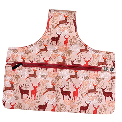TEHAUX Wollaufbewahrungstasche – Stricktaschen-organizer Mit Seitentaschen Und Attraktiv Für Bastelprojekte von TEHAUX