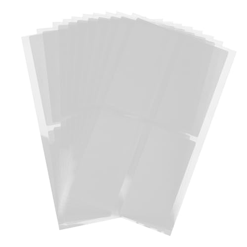 TEHAUX 10 Blatt Große Weiße Etiketten Aufkleber zum Beschriften Selbstklebend Bögen mit Je Stickern Vielseitig als Drawer Sticker Container Sticker für Büro Schule Haushalt von TEHAUX