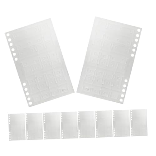 TEHAUX 10 Blatt Selbstklebende PVC Index Tabs für Notizbücher mit Haftmarker zum Flexiblen Einfügen und Entfernen von in Ringbüchern Organizer TEHAUX 10 Blatt Selbstklebende PVC Index Tabs für Notizbücher mit Haftmarker zum Flexiblen Einfügen und Entfernen von in Ringbüchern Organizer von TEHAUX