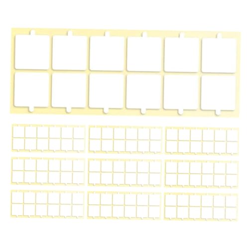 TEHAUX 10 Blatt Transparentes Doppelseitiges Montageband Stark Haftendes Akustikschaum Klebeband für Wandmontage Rückstandslos Entfernbar für Schallschutz und Diy Projekte von TEHAUX