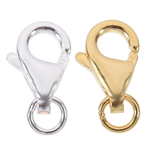 TEHAUX 10 Sets Karabinerverschluss Karabiner Halsketten Armbänder Schwarze Verschlüsse Goldene Halsketten Clips Halsketten Verbinder Herstellung Des Karabiners DIY Halsketten TEHAUX 10 Sets Karabinerverschluss Karabiner Halsketten Armbänder Schwarze Verschlüsse Goldene Halsketten Clips Halsketten Verbinder Herstellung Des Karabiners DIY Halsketten von TEHAUX