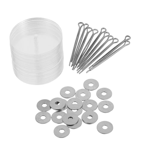 TEHAUX 10 Sets Weiße Puppengelenke Aus Kunststoff Zur Bärenherstellung, Acryl-diy-tiergliedmaßenverbinder Zum Basteln Von Kunstprojekten, Zubehör Für Bewegliche Gelenke TEHAUX 10 Sets Weiße Puppengelenke Aus Kunststoff Zur Bärenherstellung, Acryl-diy-tiergliedmaßenverbinder Zum Basteln Von Kunstprojekten, Zubehör Für Bewegliche Gelenke von TEHAUX
