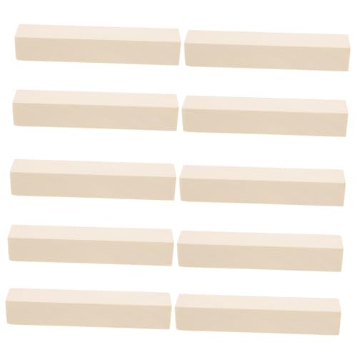 TEHAUX 10 Stück Basswood Schnitzblöcke Unbehandelte Holzblöcke für Holzschnitzen DIY Schnitzset für Anfänger Weichholz für Kreative Projekte TEHAUX 10 Stück Basswood Schnitzblöcke Unbehandelte Holzblöcke für Holzschnitzen DIY Schnitzset für Anfänger Weichholz für Kreative Projekte von TEHAUX