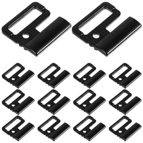 TEHAUX 10 Stück Bh-Frontverschlüsse 20 Mm Schwarze Bikiniverschlüsse Aus Metall – Verstellbare Badeanzugverschlüsse Aus Kunststoff Für Bademode Dessous Und Trägerersatz von TEHAUX
