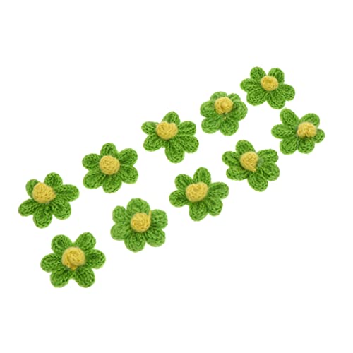 TEHAUX 10 Stück DIY Zubehör Kunststrick DIY Handwerk Fake Making Nähen Häkeln Künstliche Pflanzen Stoff Rosen Patches Für Kleidung Filzblumen Zum Basteln Pailletten TEHAUX 10 Stück DIY Zubehör Kunststrick DIY Handwerk Fake Making Nähen Häkeln Künstliche Pflanzen Stoff Rosen Patches Für Kleidung Filzblumen Zum Basteln Pailletten von TEHAUX