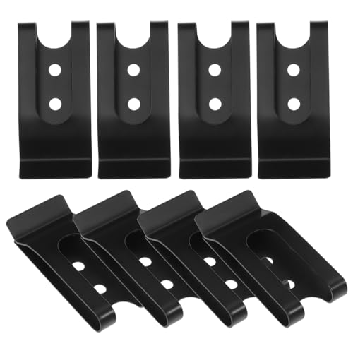 TEHAUX 10 Stück Gürtelclips, Gürtelclips aus Metall, Gürtelclip aus Eisen, Größe für Taschen, Gürtel, Geldbörse, Aufhängung von TEHAUX