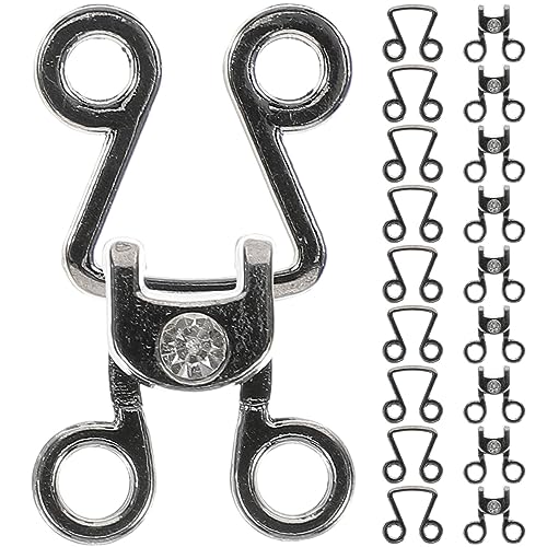 TEHAUX 10 Stück Haken Und Ösen Zum Nähen Von BH-Haken Ersatzhaken Und Ösen Verschlüsse Nähknöpfe Zum Nähen Von Kleidung DIY-Handwerk TEHAUX 10 Stück Haken Und Ösen Zum Nähen Von BH-Haken Ersatzhaken Und Ösen Verschlüsse Nähknöpfe Zum Nähen Von Kleidung DIY-Handwerk von TEHAUX