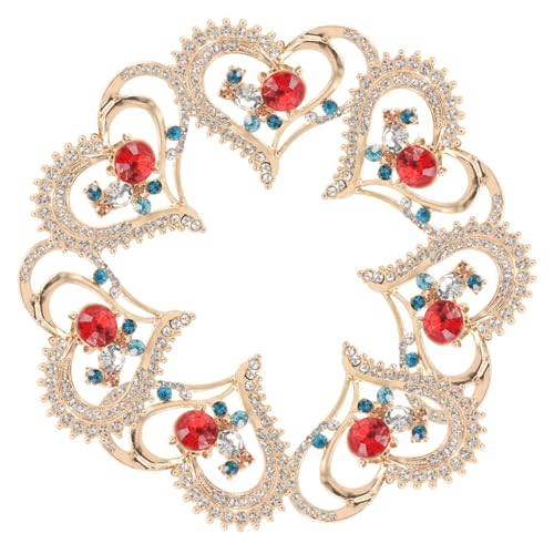 TEHAUX 10 Stück Legierungsdekor für Kleidung schmucksteine gemuse rhinestones Strassapplikationen Handtaschenapplikationen Flecken Dekorationen Bekleidungsbedarf Strassdekore Strasssteine von TEHAUX