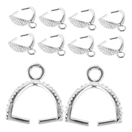 TEHAUX 10 Stück Melonensamen Schnalle Armbandglieder Charms Klemmclip Bügelverschluss Halskette Klemmclip Charms Zur Schmuckherstellung Anhänger Verbindungsverschluss von TEHAUX