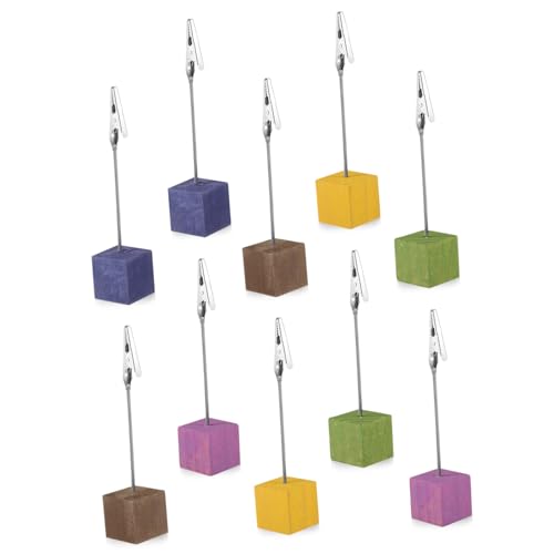 TEHAUX 10 Stück Notizordner fotohalter Tischnummernhalter Klemmbrett fotoregal Halter für -Fotoclips Desktop-Memoclips Tragbare Kartenclips Schreibtisch-Memo-Klemmen hölzern TEHAUX 10 Stück Notizordner fotohalter Tischnummernhalter Klemmbrett fotoregal Halter für -Fotoclips Desktop-Memoclips Tragbare Kartenclips Schreibtisch-Memo-Klemmen hölzern von TEHAUX