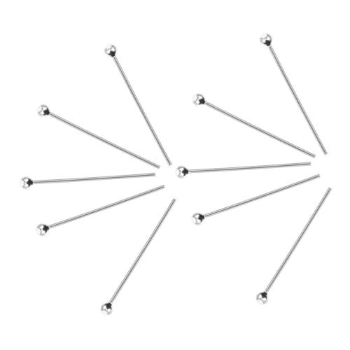 TEHAUX 10 Stück Perlennadel Stifte Zahlenperlen Perlen Für Schmuckhersteller Halskette Herstellung Augennadel Nützlicher Diy-pin Schmuckzubehör Auge Stift Für Ohrring Silver Silber- TEHAUX 10 Stück Perlennadel Stifte Zahlenperlen Perlen Für Schmuckhersteller Halskette Herstellung Augennadel Nützlicher Diy-pin Schmuckzubehör Auge Stift Für Ohrring Silver Silber- von TEHAUX