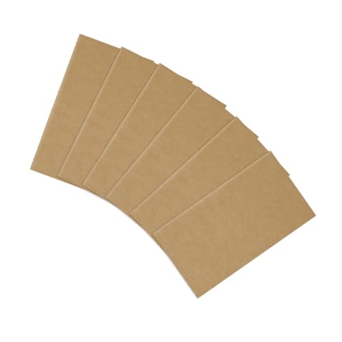 TEHAUX 10 Stück Retro Kraftpapier Notizbuch Blanko Notizblock für Schreiben Zeichnen Schule und Büro Weiße für Kreative Arbeiten und Reisen von TEHAUX