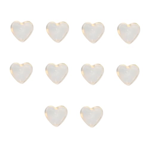 TEHAUX 10 Stück Silikon-herz-ohrstöpsel Anhänger Zur Schmuckherstellung Herzbolzen Ohrringe Ohrschmuck Selber Machen Schmuckzubehör Ohrring-diy-material Anhänger Charme Golden Messing TEHAUX 10 Stück Silikon-herz-ohrstöpsel Anhänger Zur Schmuckherstellung Herzbolzen Ohrringe Ohrschmuck Selber Machen Schmuckzubehör Ohrring-diy-material Anhänger Charme Golden Messing von TEHAUX