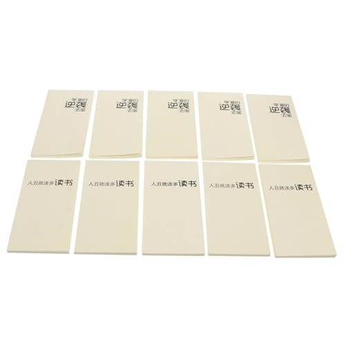 TEHAUX 10 Stück Spule Notizblock Tagebuchnotiz Zeitplan Die Multipack Planspulenbuch Farbig Tasche Schüttgut Reisenotizbuch Tagebuch Notizblöcke Planungsbuch Beige Papier von TEHAUX