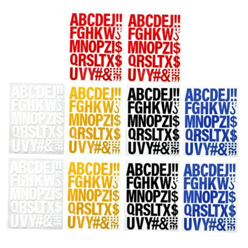 TEHAUX 10 Stück Teiliges Bügelbuchstaben für Textilien Bunte Heat Transfer Iron Letters Langlebige Aufbügler für Kleidung Hüte Taschen Kreative DIY Schriftzüge Waschbeständig Vielseitig von TEHAUX