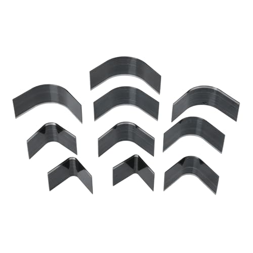 TEHAUX 10 Stück Teiliges DIY Cutter punch aus Robustem Carbonstahl Rund und Halbrund für Präzises Zuschneiden von Ecken und Kanten an Taschen Gürtel Brieftaschen und Lederhandwerk TEHAUX 10 Stück Teiliges DIY Cutter punch aus Robustem Carbonstahl Rund und Halbrund für Präzises Zuschneiden von Ecken und Kanten an Taschen Gürtel Brieftaschen und Lederhandwerk von TEHAUX